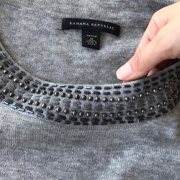 Banana Republic jeweled sweater - Picture 3 of 5